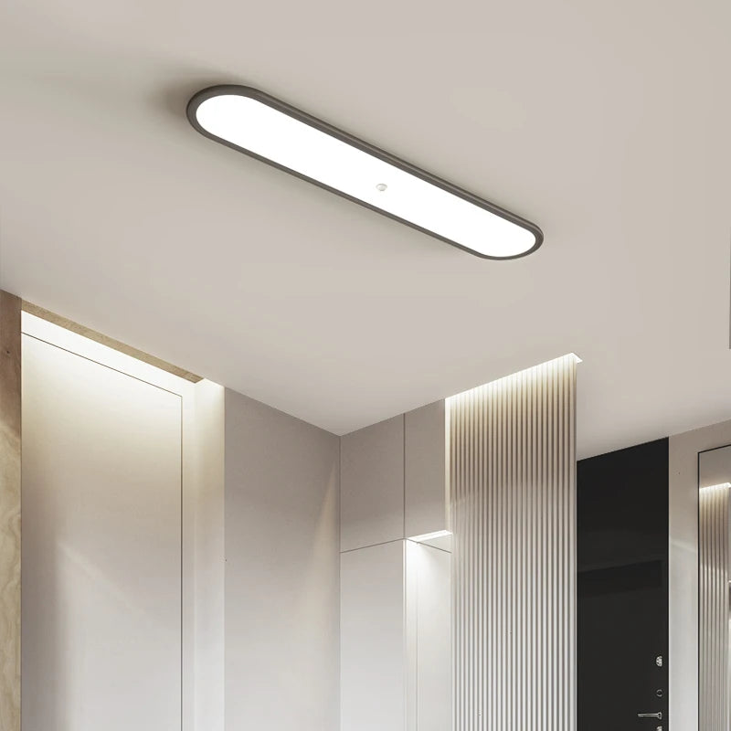plafonnier led ultra-mince avec capteur de corps humain