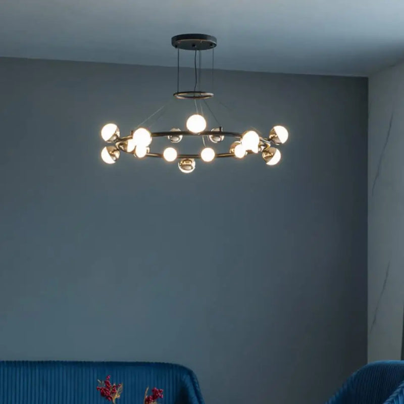 suspension led design moderne cordon réglable créative