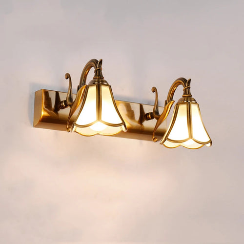 applique murale vintage européenne trompette en verre remplaçable