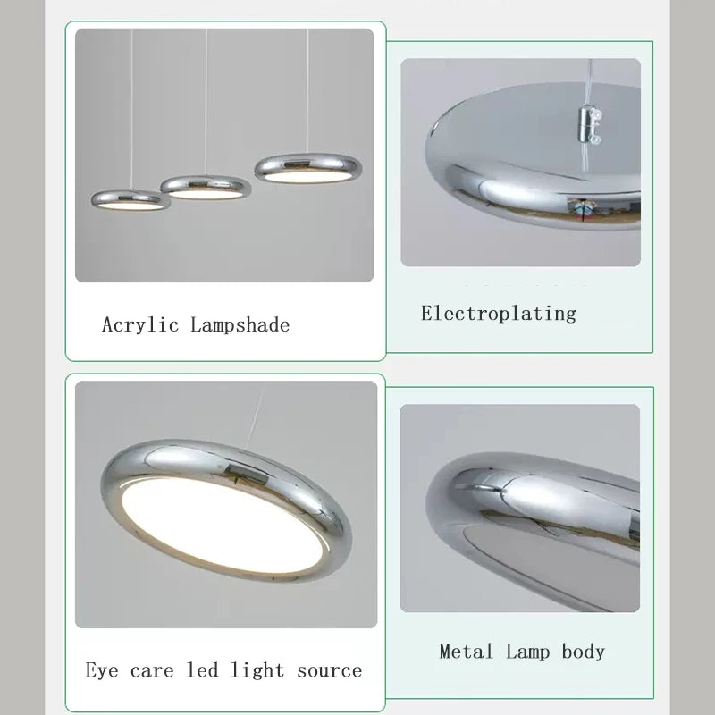 lustre rond moderne avec gradation pour restaurant et bar