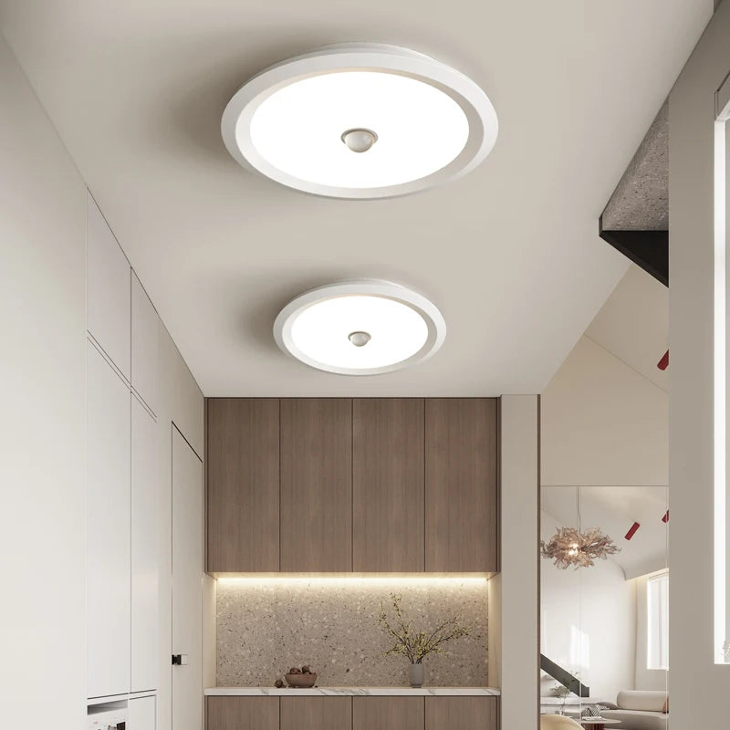 plafonnier led ultra-mince avec capteur de corps humain