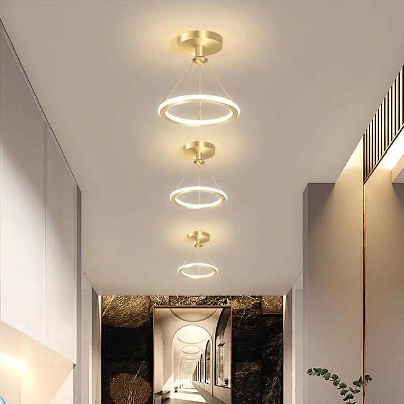 plafonnier LED moderne nordique rond