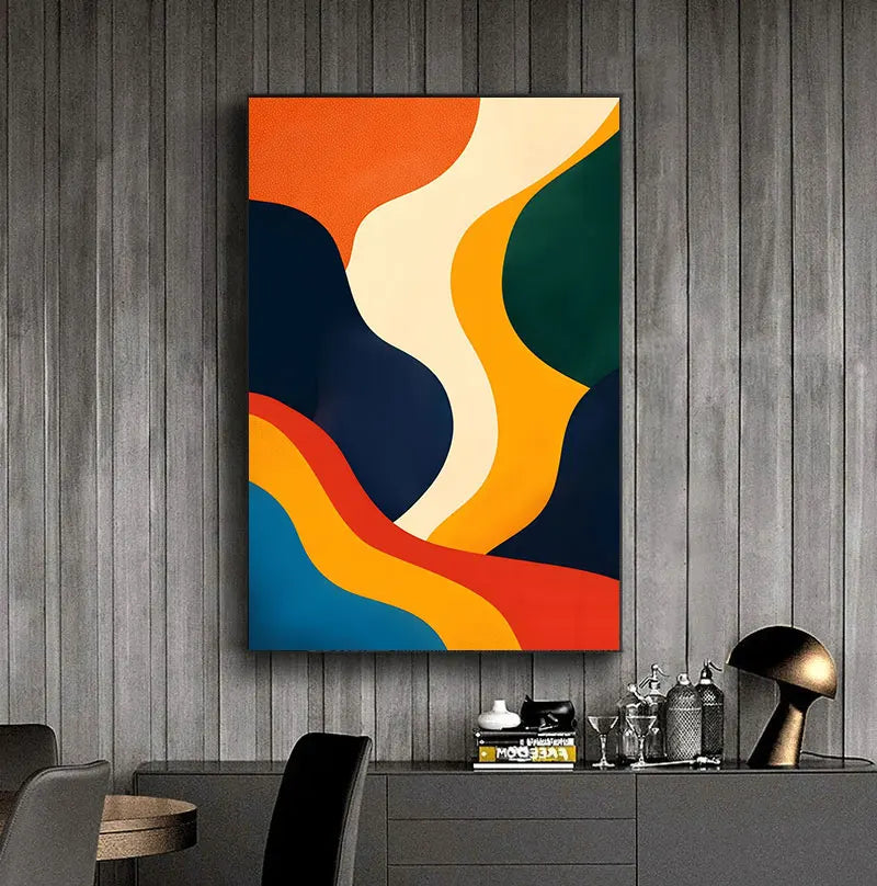 peinture abstraite décorative moderne pour art mural