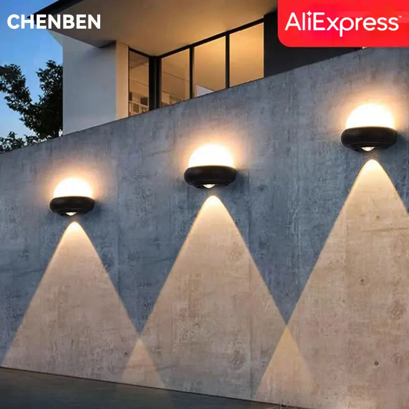 applique murale led moderne pour extérieur et jardin