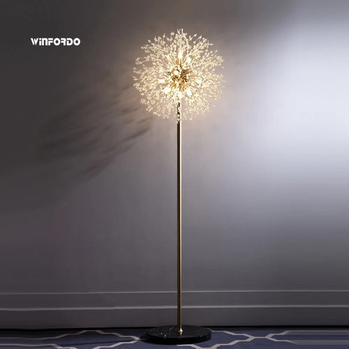 lampadaire led pissenlit de luxe winfordo