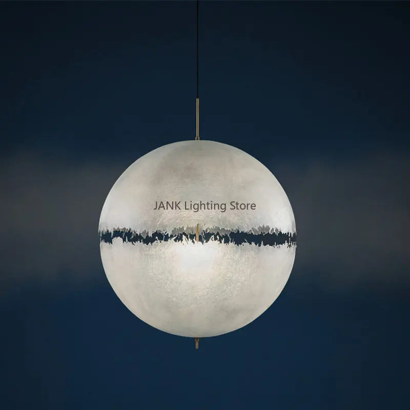 Suspension postkrisi design italien forme lune éclairage led haut de gamme