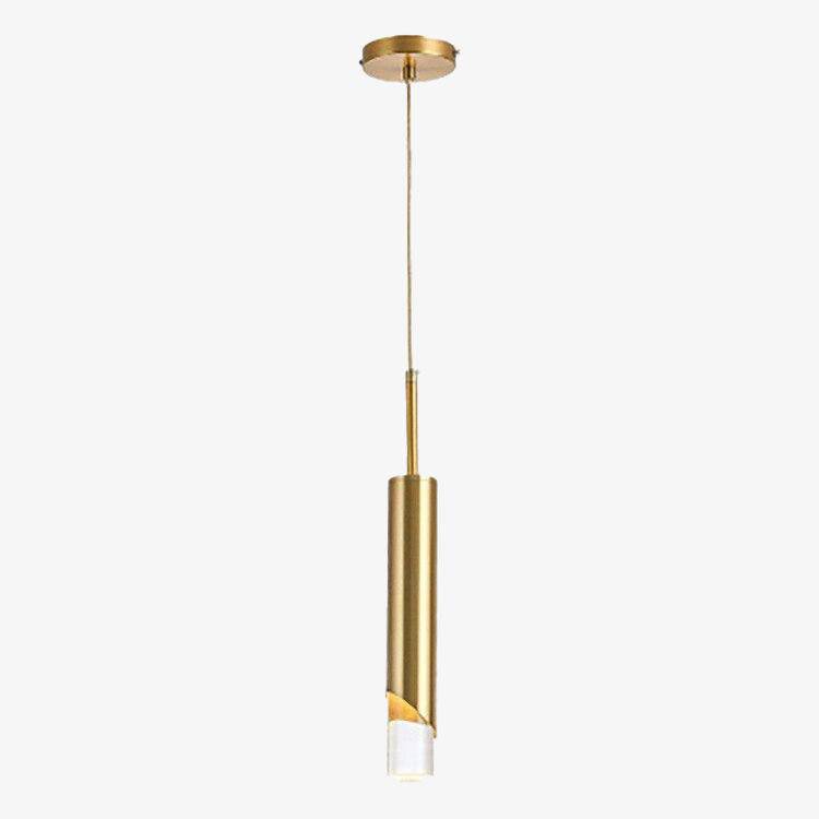Suspension design à LED en métal style cylindre Loft