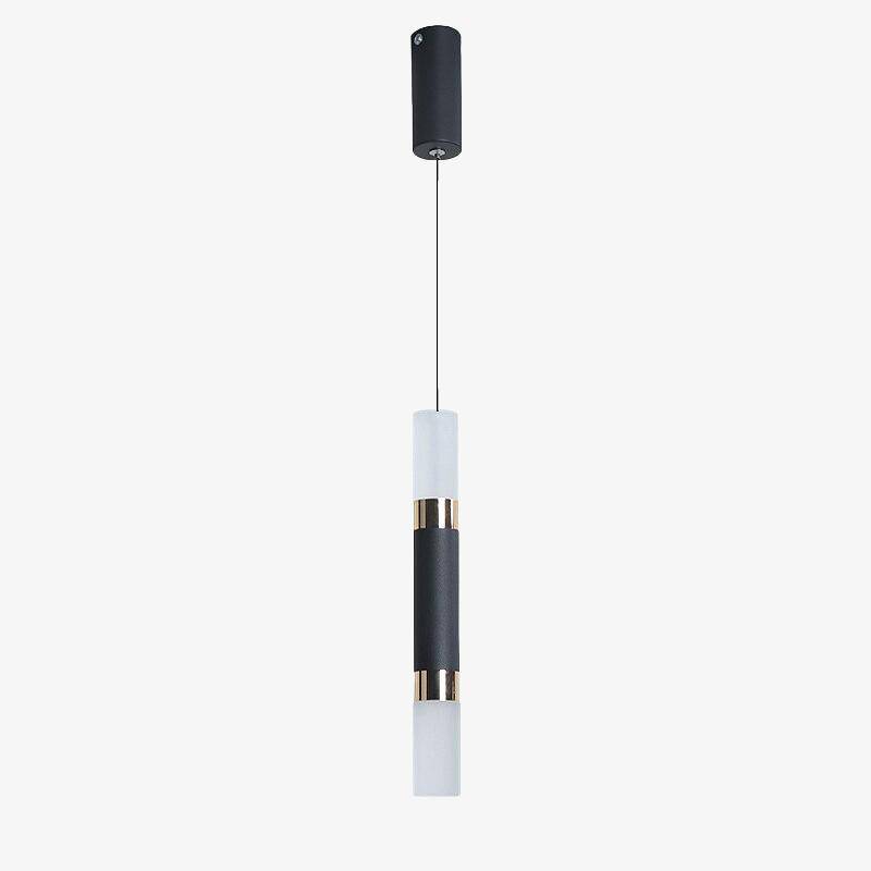 Suspension design LED cylindrique en acier Mosko