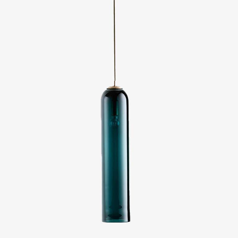 Suspension design à LED en verre fondu coloré Loft