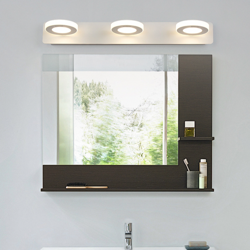 Applique à tableau et miroir avec LED en rond Desk
