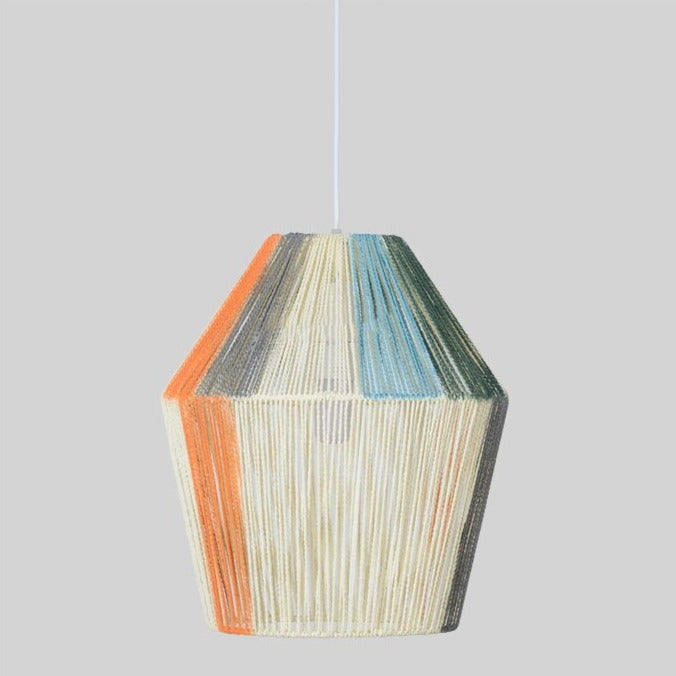 Suspension moderne avec abat-jour en corde Kesia