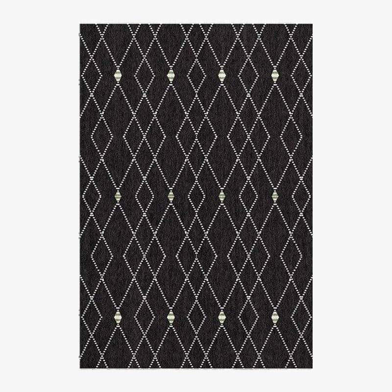 Tapis rectangle aux formes géométriques style Piquio M
