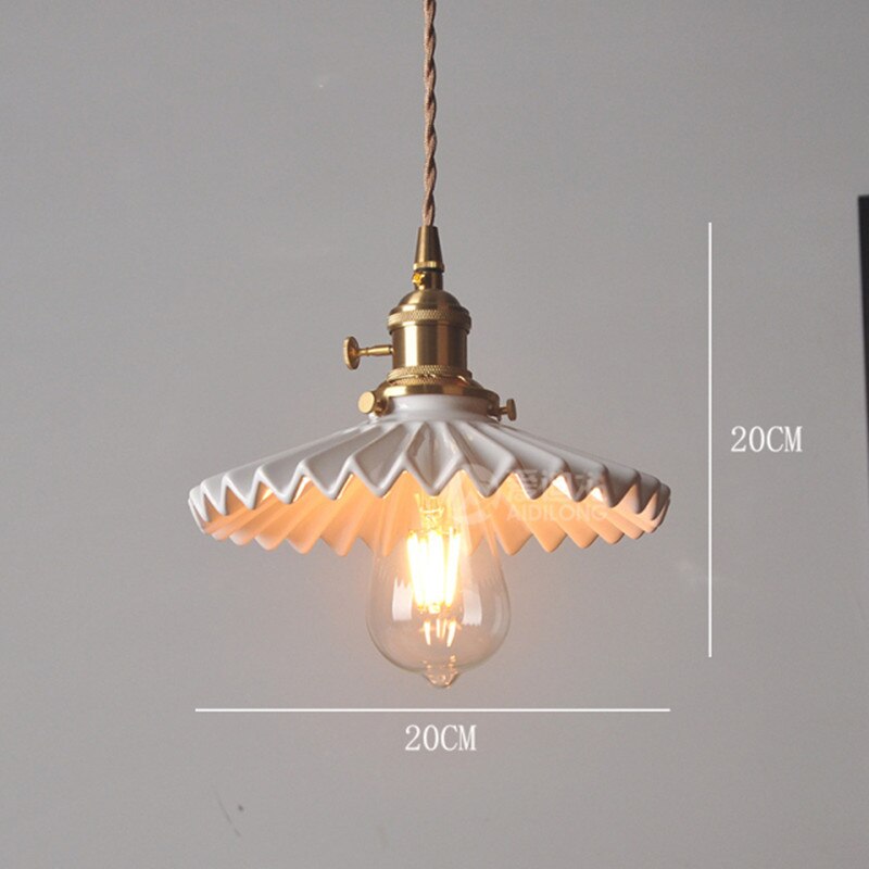 Suspension vintage LED avec abat-jour en verre Finnian