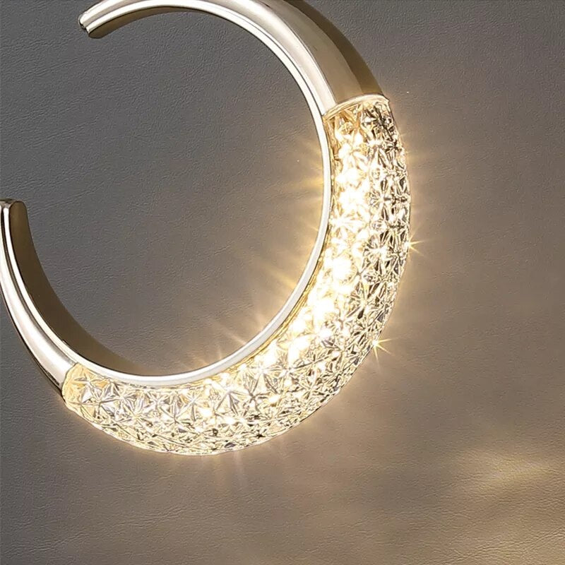 Suspension design LED de forme ronde luxury Terry