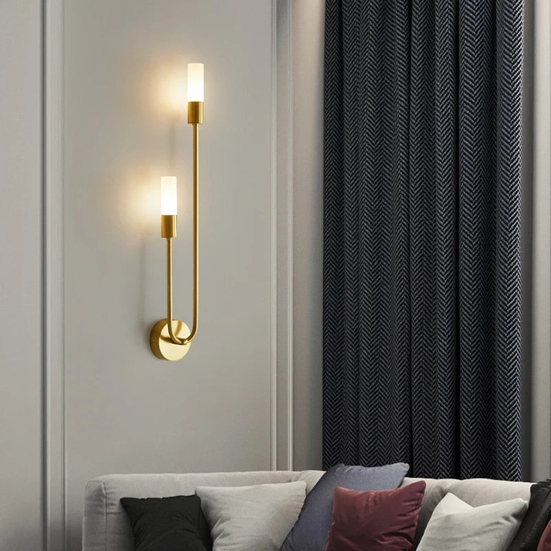 Applique murale design LED minimaliste en forme de u Sally