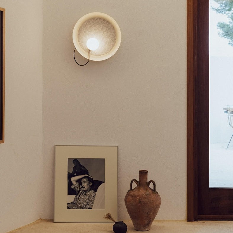 Applique murale moderne LED ronde en métal Barp