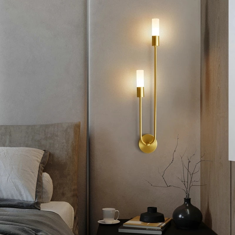 Applique murale design LED minimaliste en forme de u Sally