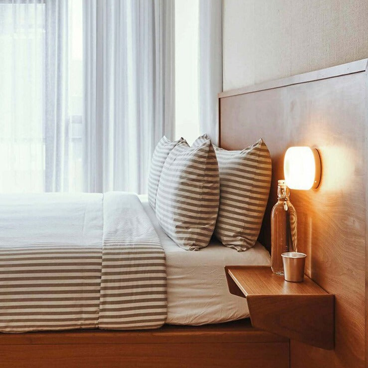 Applique murale design LED ronde en verre Indoor