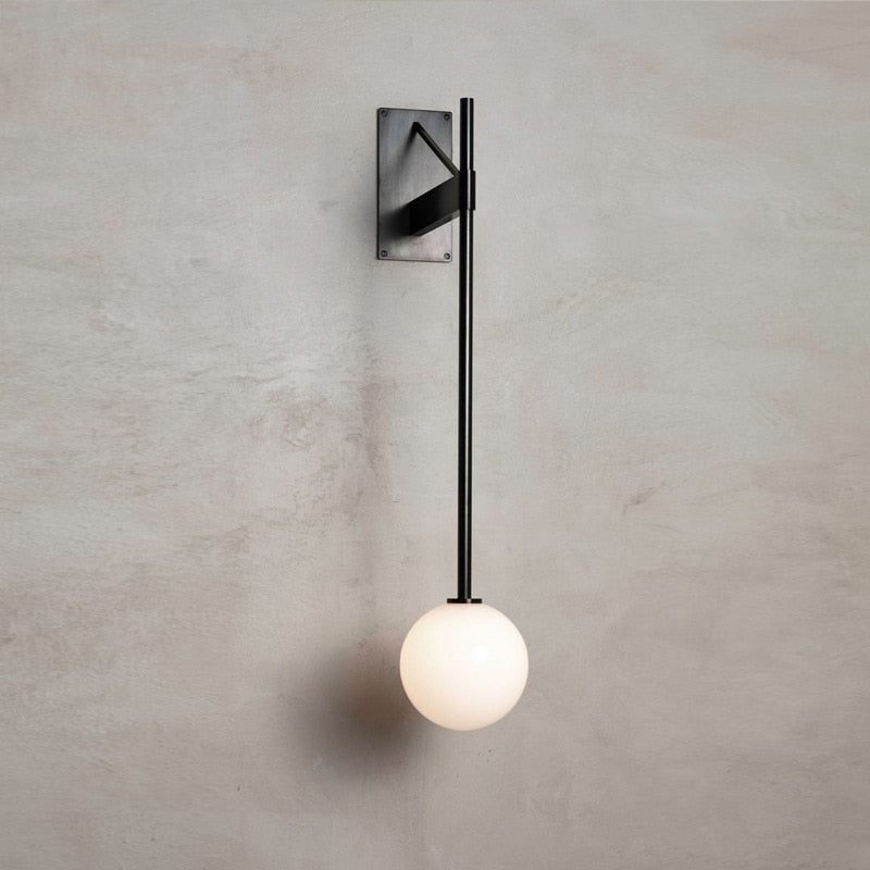 Applique murale industrielle LED minimaliste Sconce