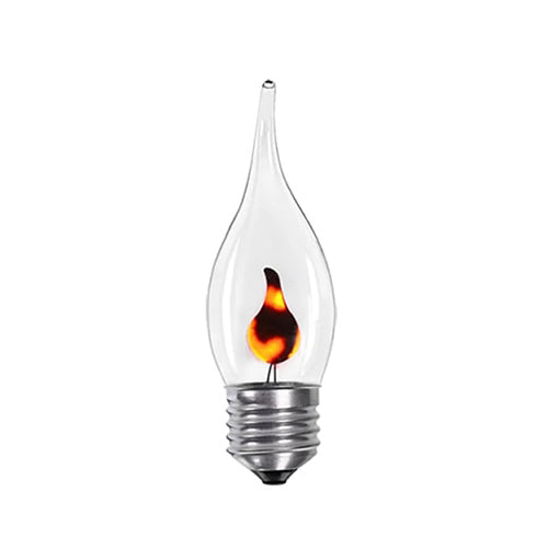 Ampoule E27 à LED de 3W en forme de flamme