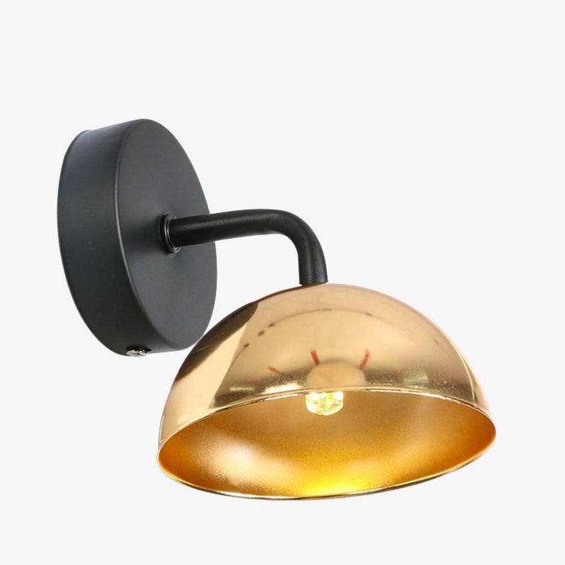 Applique LED avec abat-jour en metal