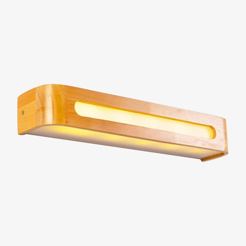 Applique murale barre en bois à LED Contract