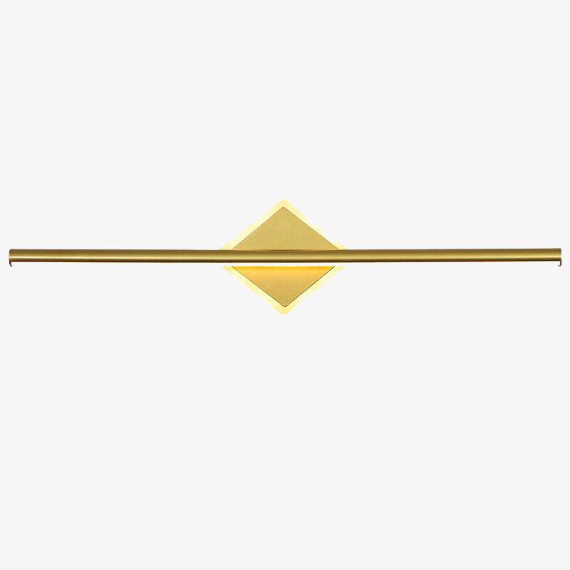 Applique murale design LED dorée ou blanche Mirror