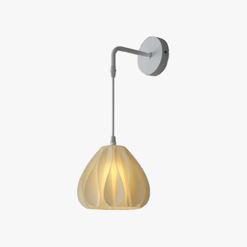 Applique murale moderne en métal blanc Gilor