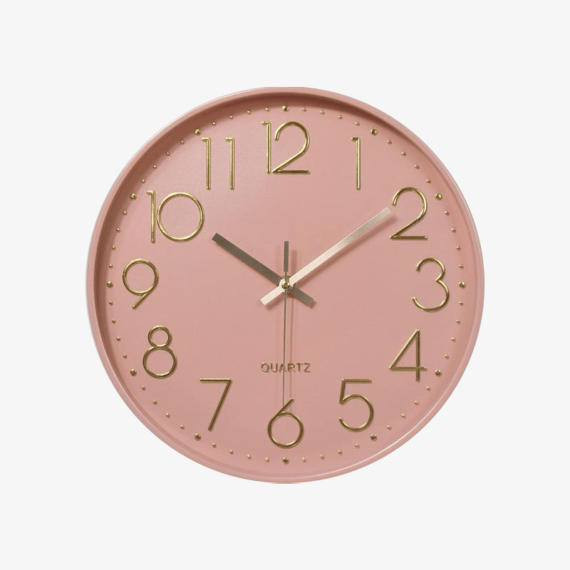 Horloge murale moderne ronde colorée 30cm