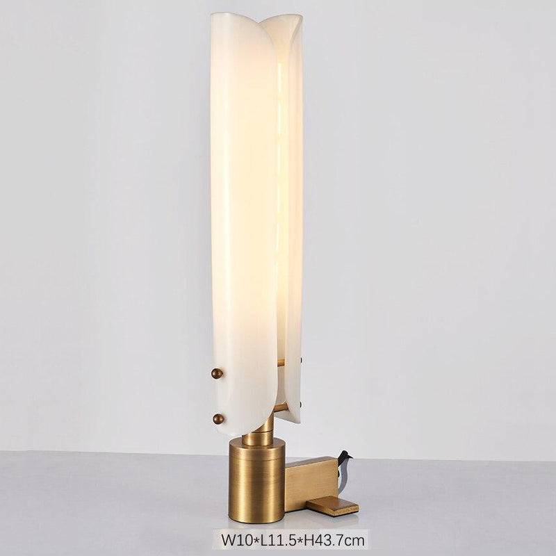 Lampe à poser design cylindrique en acier Tinella