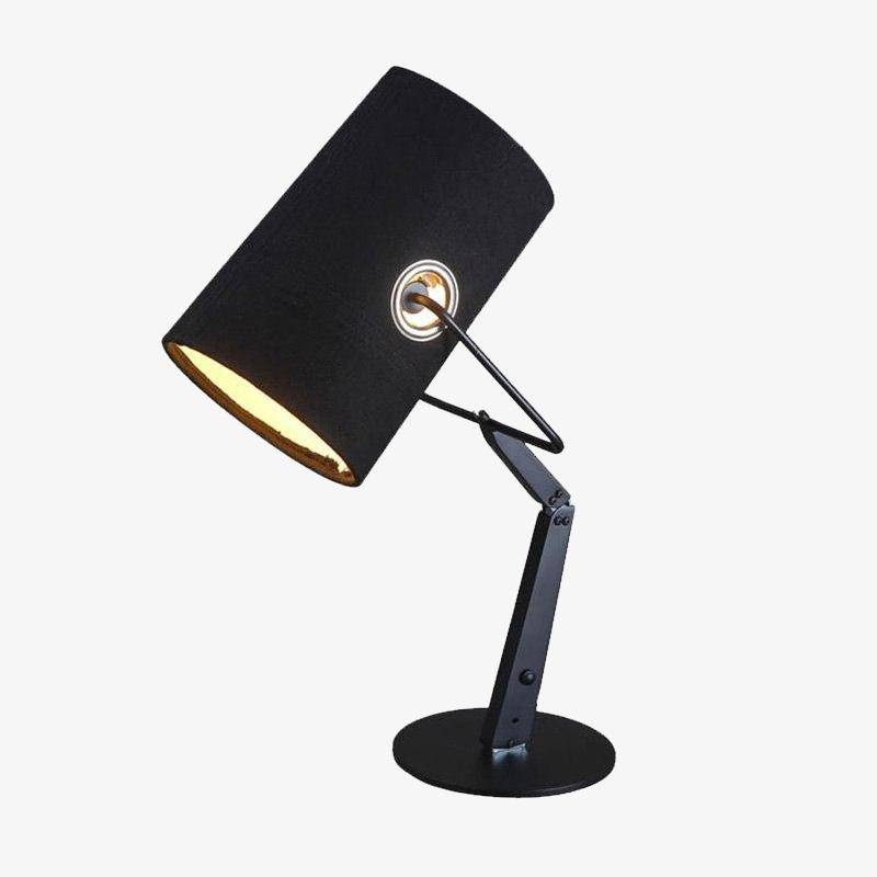 Lampe de bureau design ajustable et abat-jour en tissu Italy