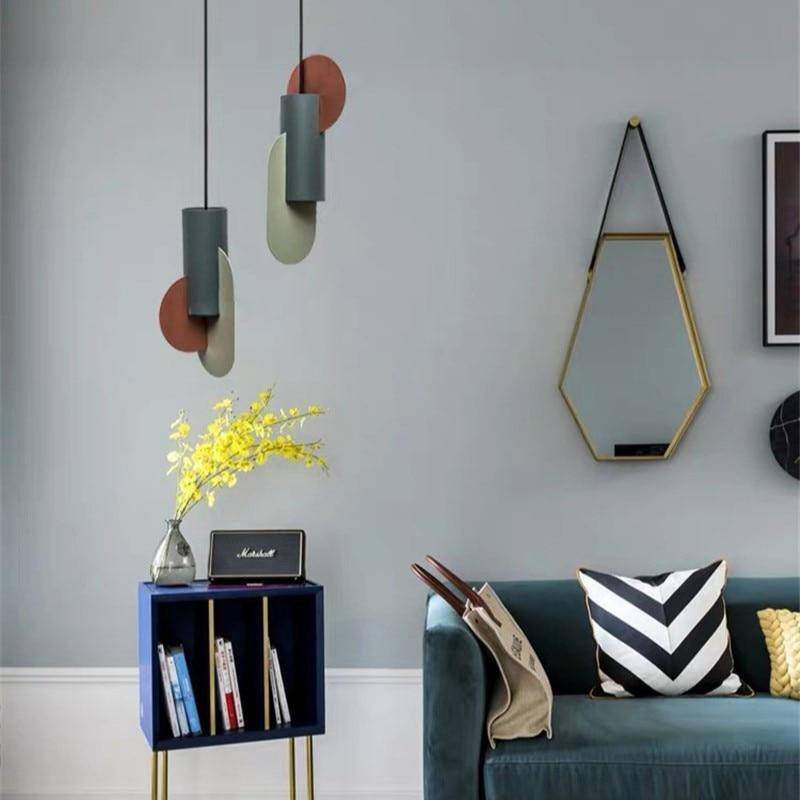 Suspension design LED formes colorés Afric