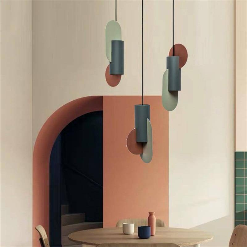 Suspension design LED formes colorés Afric