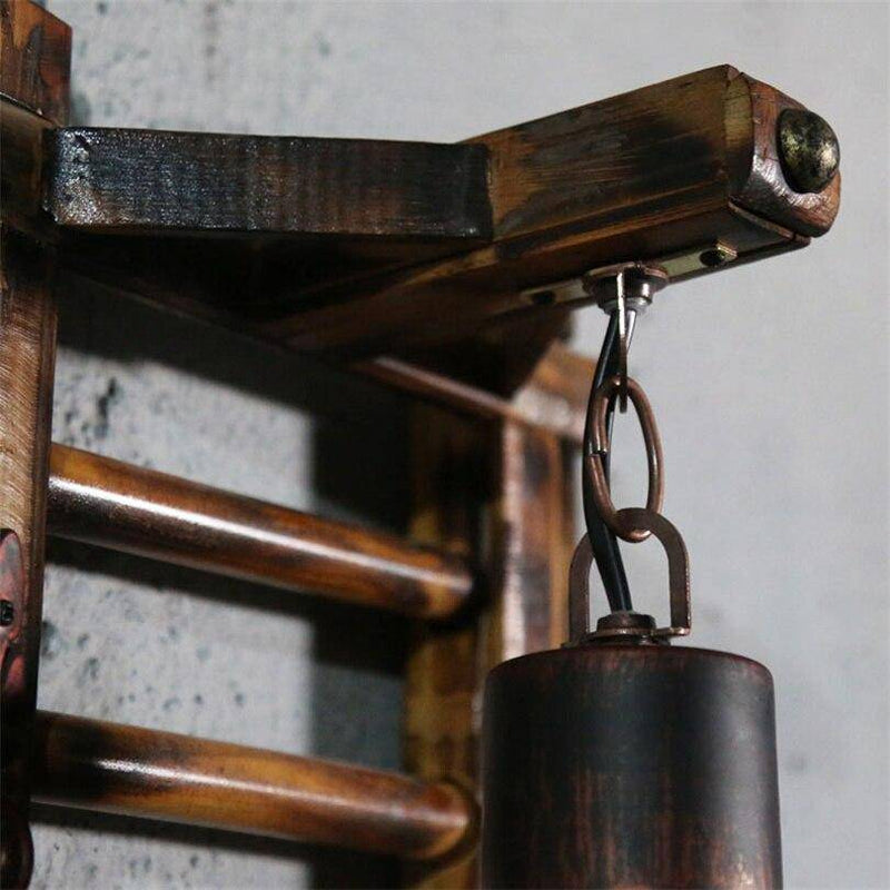 Applique rustique lampe torche suspendue Corridor