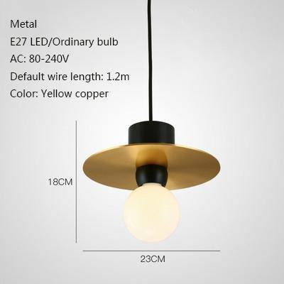 Personnalité nordique lampes suspendues à tête unique E27 lampes à pendentif LED pour salon chambre salle de bains allée restaurant chambre d'hôtel