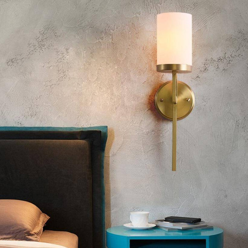 Applique murale design LED en métal doré style Luxury