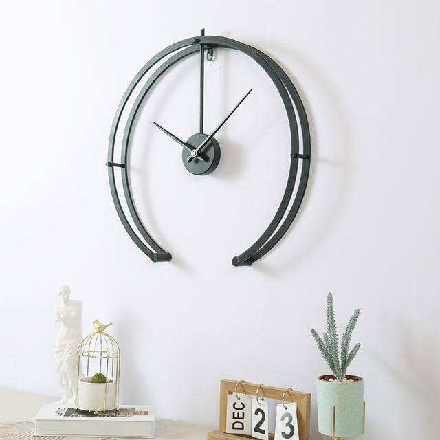 Horloge murale design rond ouvert 50cm Bolt