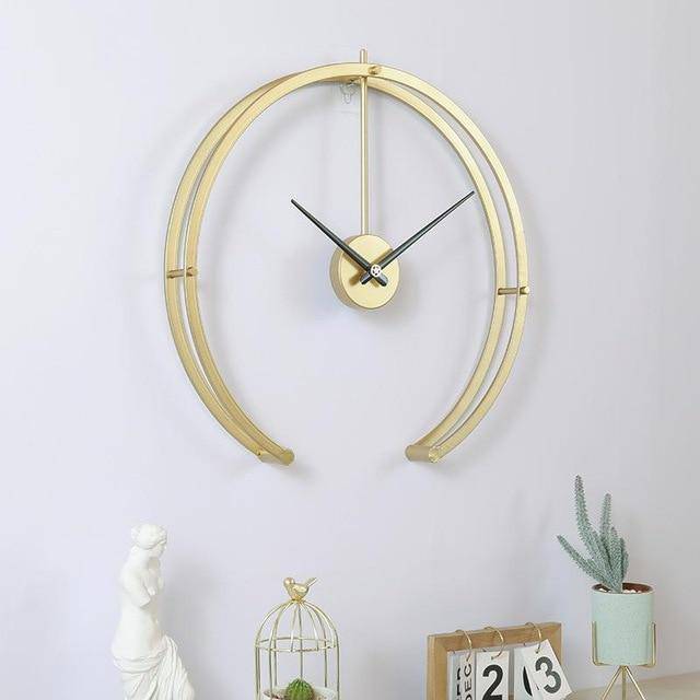 Horloge murale design rond ouvert 50cm Bolt