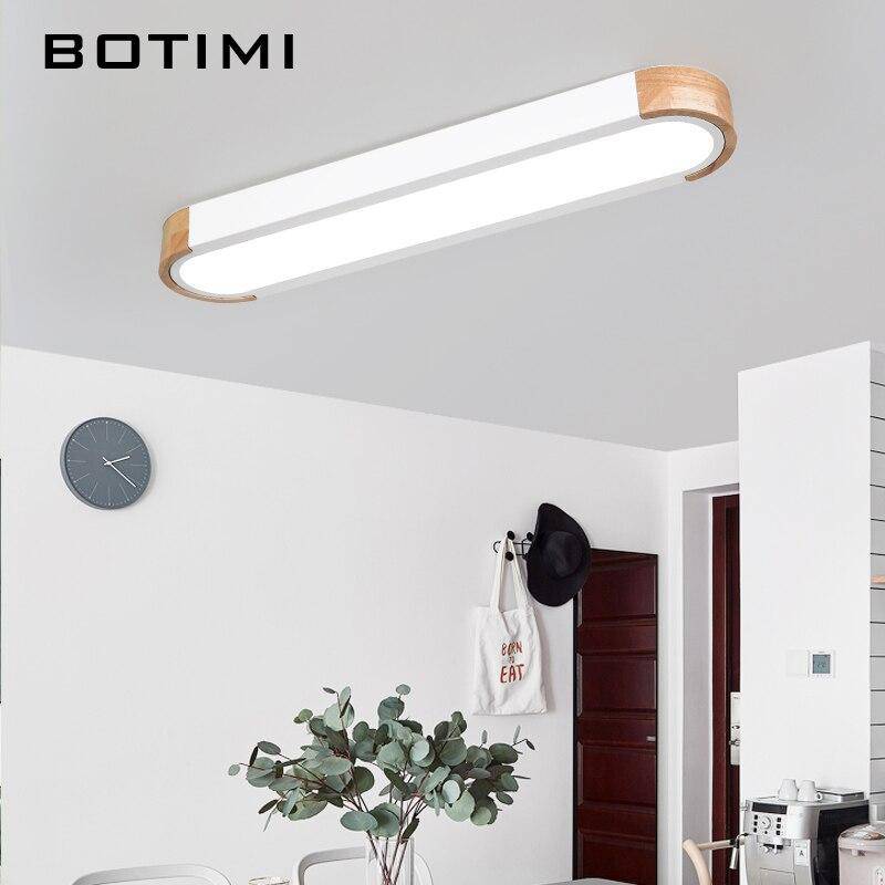 Plafonnier design LED en bois aux formes arrondies Loft