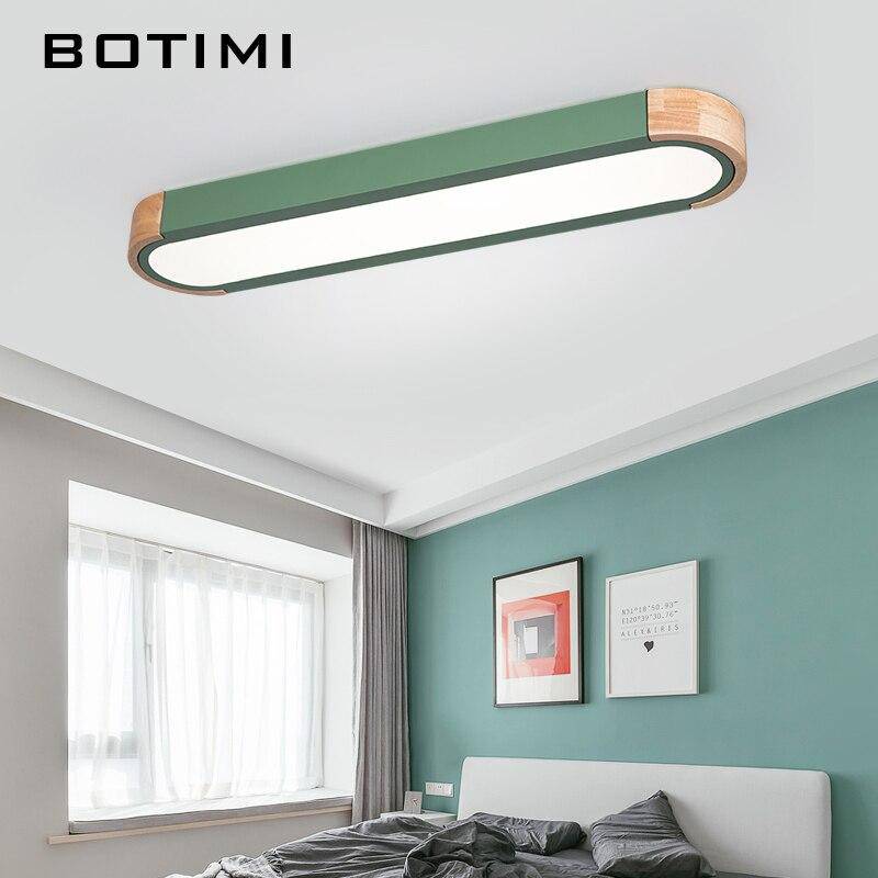 Plafonnier design LED en bois aux formes arrondies Loft