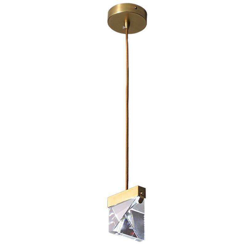 Suspension design LED en verre cristal Full