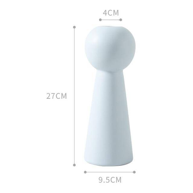 Vase design en céramique colorée style Bonsai