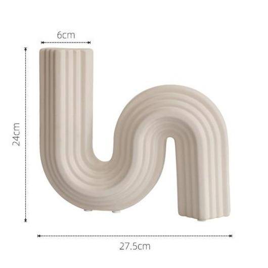 Vase moderne aux formes géométriques style Floride A