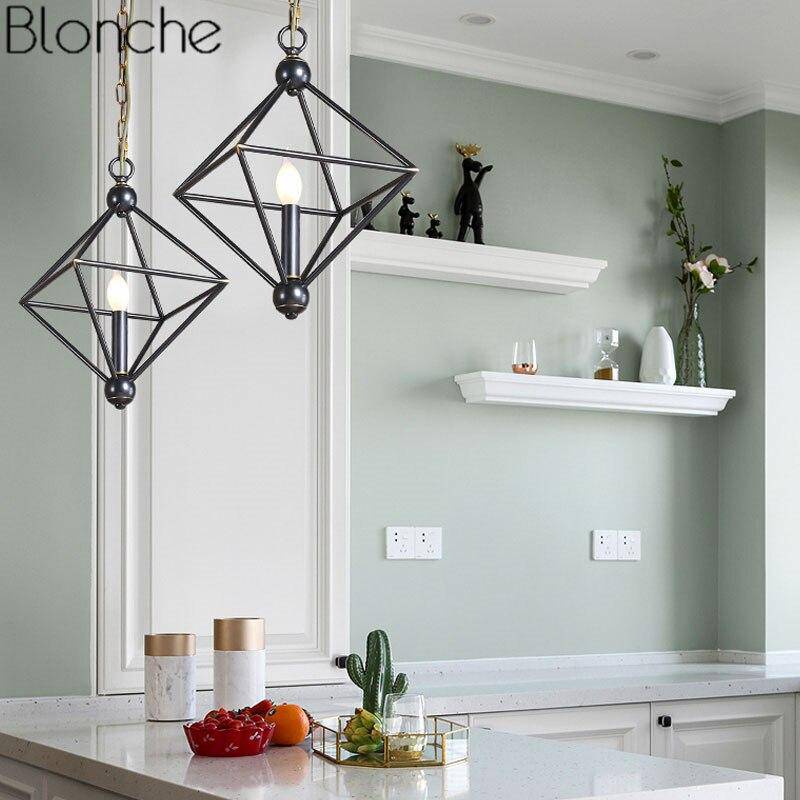 Suspension industrielle LED en métal Loft