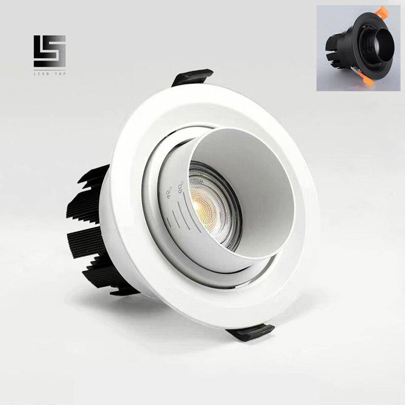 Spot encastré rond LED orientable style Loft