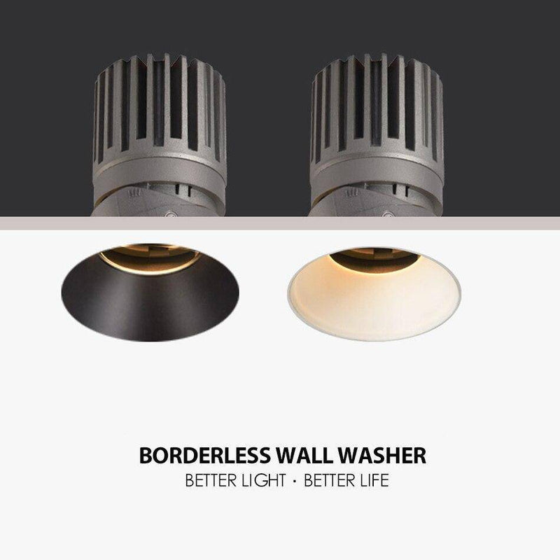 Spot encastré design LED rond