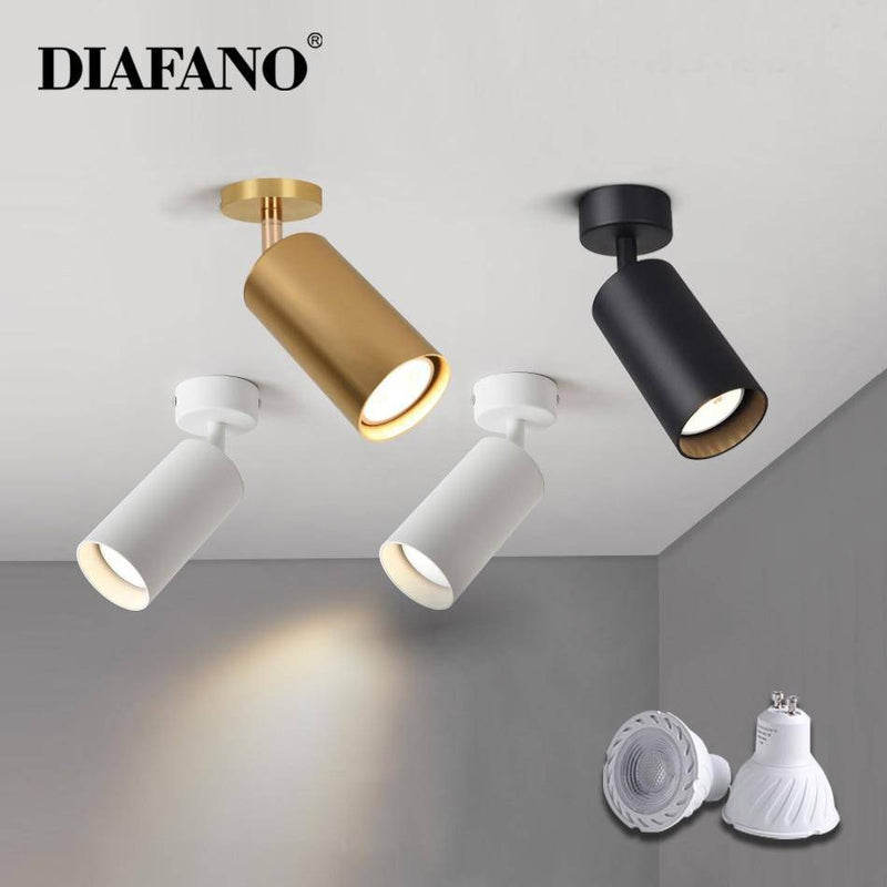 Spot design LED cylindre en aluminium