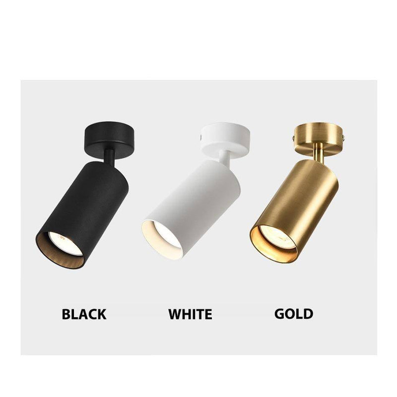Spot design LED cylindre en aluminium