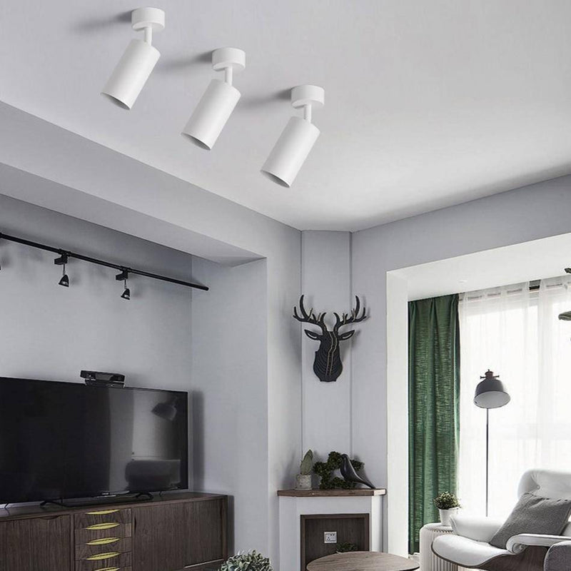Spot design LED cylindre en aluminium