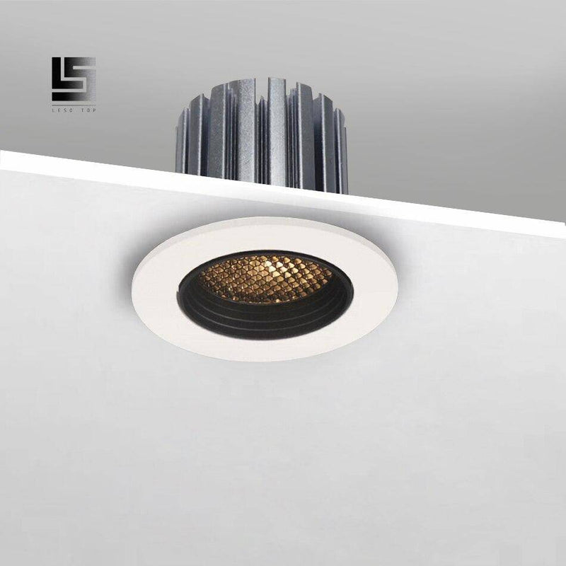 Spot encastré moderne LED rond blanc